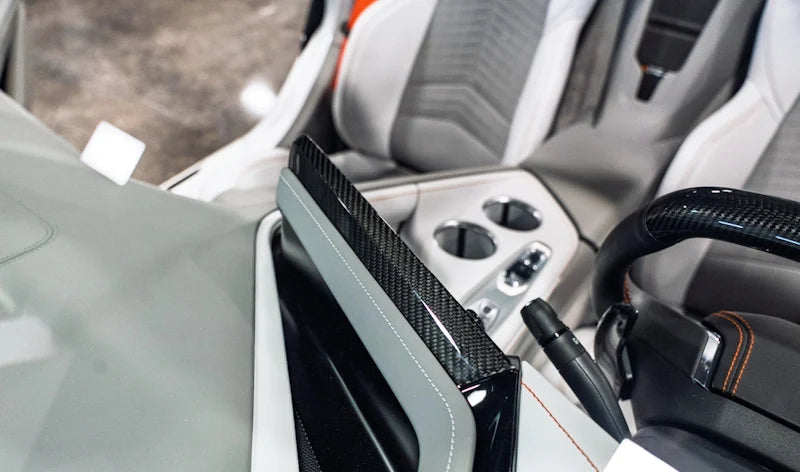 2026+ Corvette C8 Carbon Fiber Dashboard Screen Side Panel Trim