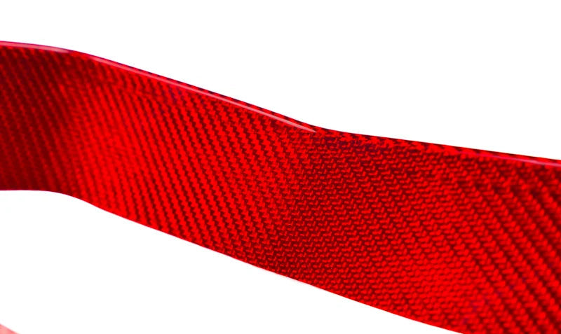 2020–2025 Corvette C8 Red Carbon Fiber Gauge Cluster Trim Overlay