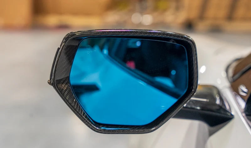 C8 Corvette Carbon Fiber Mirror Inlays – Left & Right