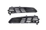C8 Corvette Widebody Rear Bumper Exhaust Grilles – Carbon Flash GM OEM