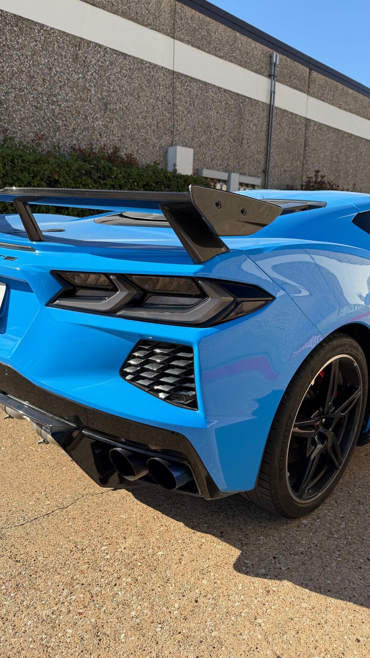 2020-2026 Corvette C8 Luces traseras LED estilo Euro ahumado Secuenciales ámbar Par