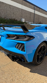 2020-2026 Corvette C8 Luces traseras LED estilo Euro ahumado Secuenciales ámbar Par
