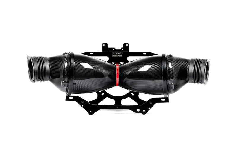 2020+ Chevrolet Corvette C8 Stingray Eventuri Carbon Fiber Intake System with Clear Lid