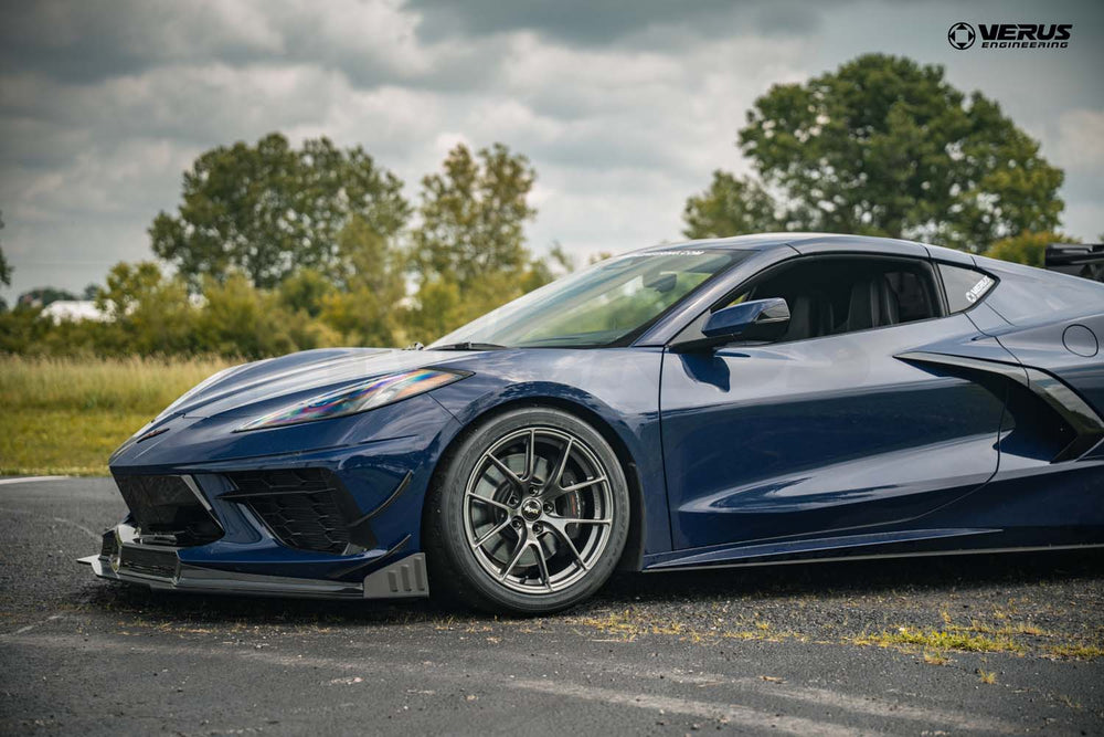 Corvette C8 Stingray Verus Engineering WF Spec Front Splitter Endplates