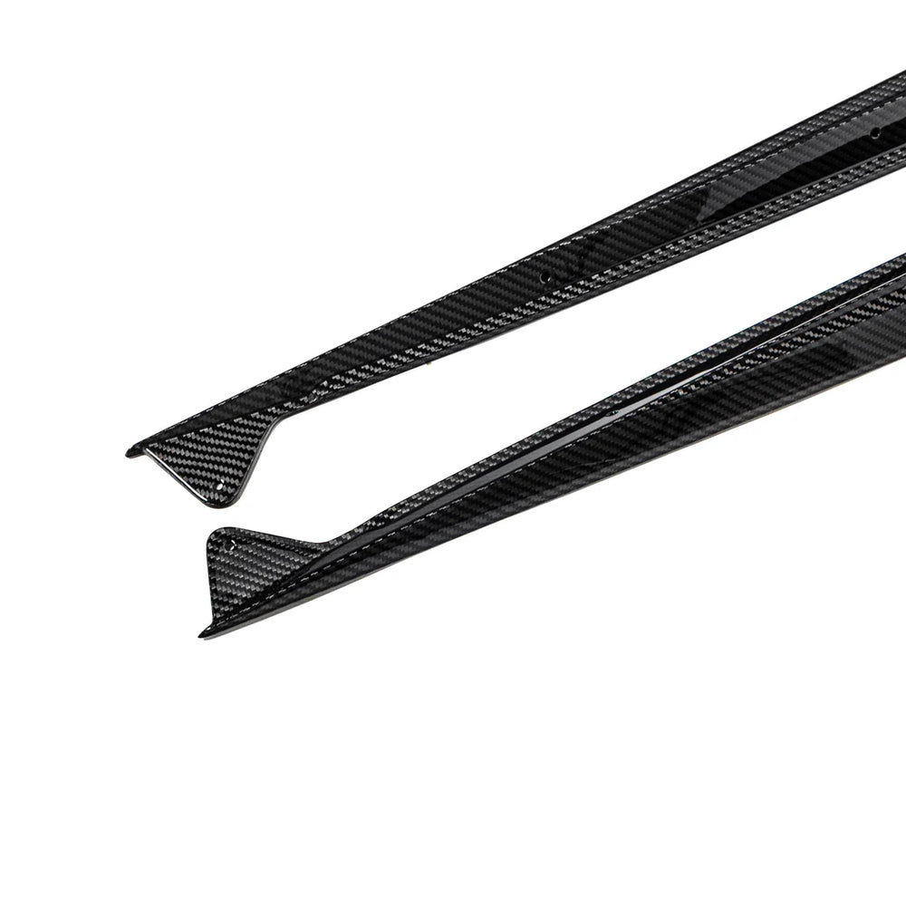 Extensiones de balancín laterales de fibra de carbono para C8 Corvette Z06 / E-Ray (2023-2025)