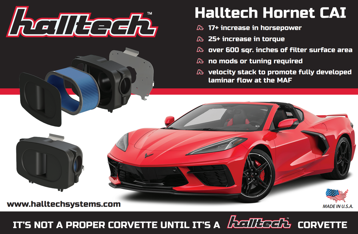Halltech Hornet C8 Corvette Stingray & E-Ray Cold Air Intake