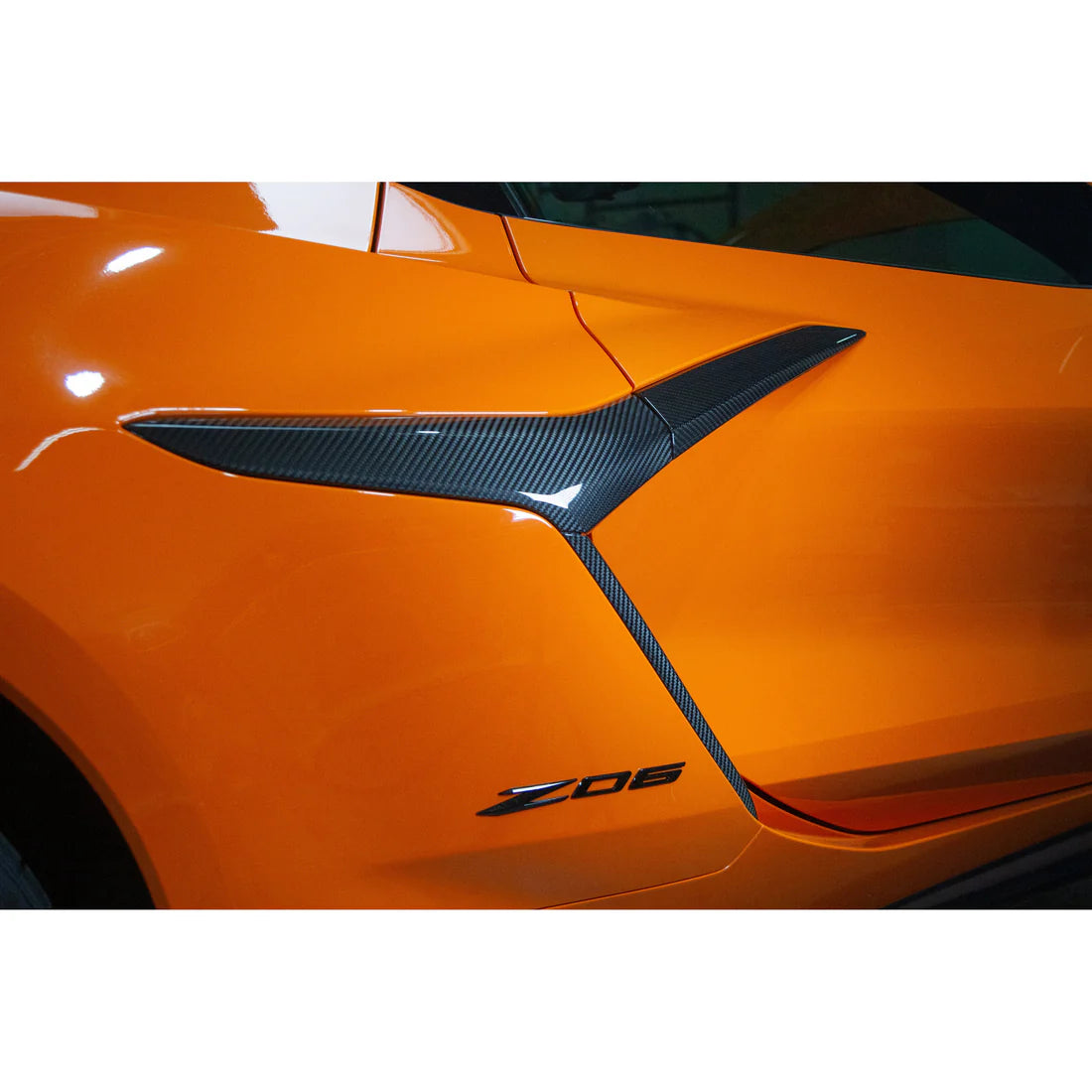 Carbon Fiber Door and Quarter Panel Trim Package for C8 Z06