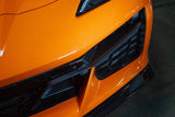 2022–2027 Corvette C8 Z06 / E-Ray / Grand Sport Dry Gloss Carbon Fiber Front Lower Grille Pair