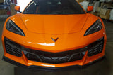 2022–2027 Corvette C8 Z06 / E-Ray / Grand Sport Dry Gloss Carbon Fiber Front Lower Grille Pair