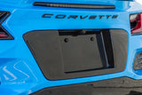 Base de matrícula de fibra de carbono Chevrolet Corvette C8 Z06