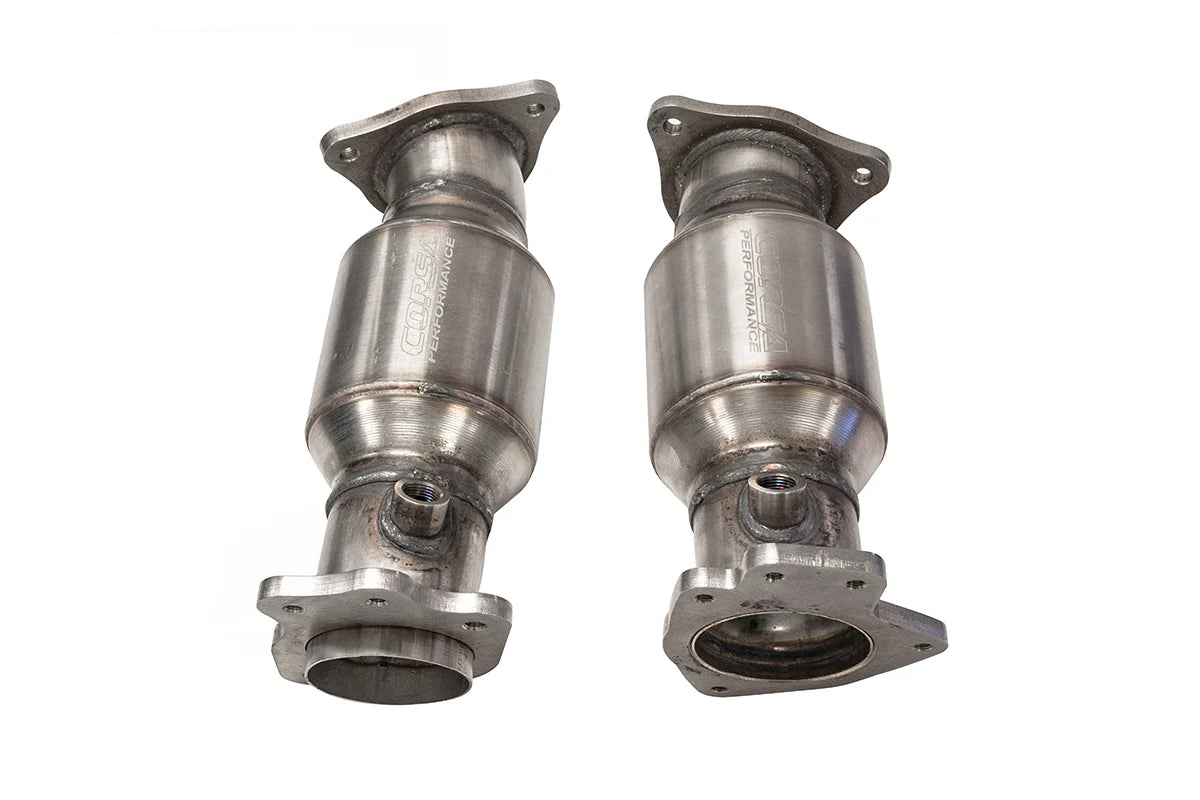 Corsa 20+ Chevrolet Corvette High Flow 400 Cell Cat Pipes