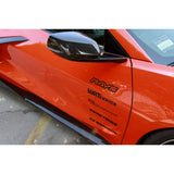 Carbon Fiber Replacement Mirror Covers for C8 Corvette