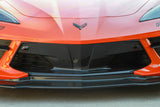 Carbon Fiber Front Bumper Center Bezels for 2020–2026 Corvette C8