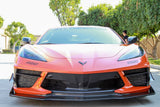 Carbon Fiber Front Bumper Center Bezels for 2020–2026 Corvette C8