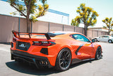 Soporte de matrícula de fibra de carbono para Corvette C8