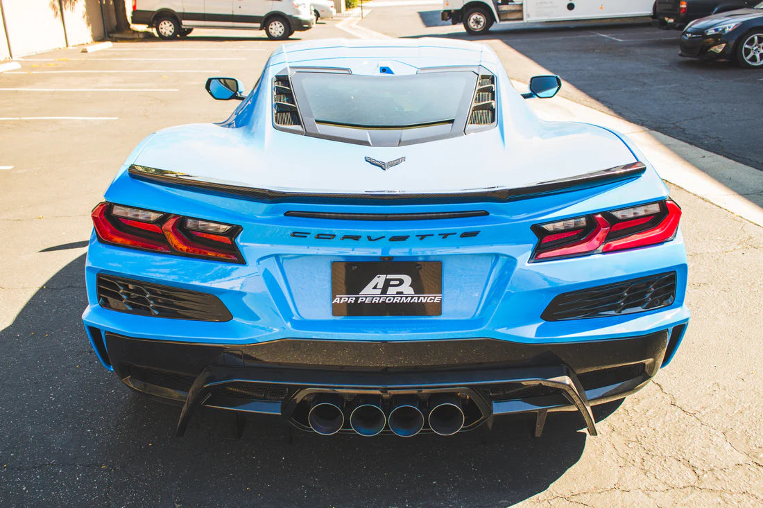Corvette C8 Z06 Carbon Fiber Rear Spoiler Delete