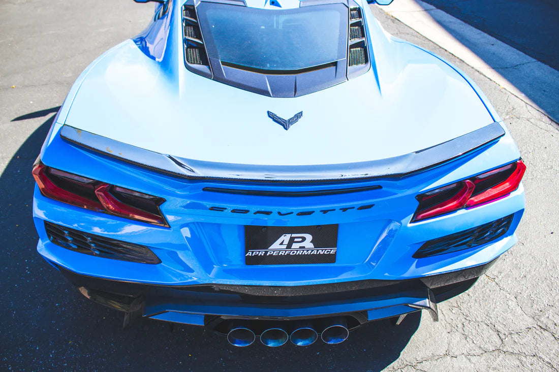 Corvette C8 Z06 Carbon Fiber Rear Spoiler Delete