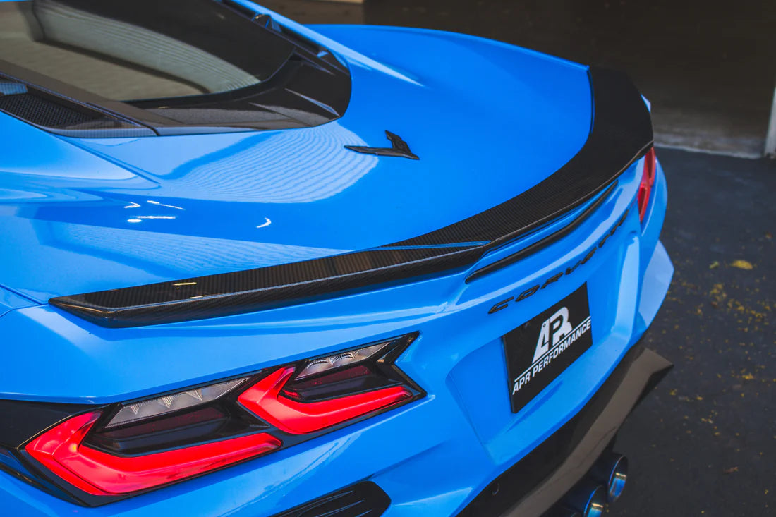 Corvette C8 Z06 Carbon Fiber Rear Spoiler Delete