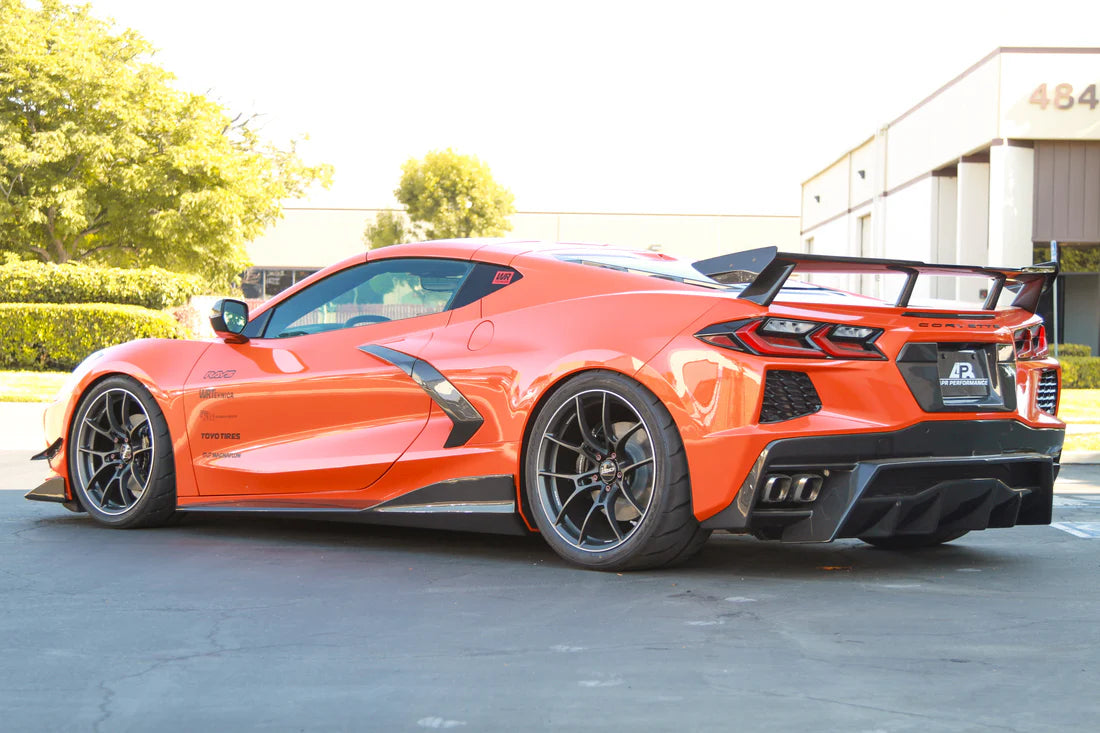 Soporte de matrícula de fibra de carbono para Corvette C8