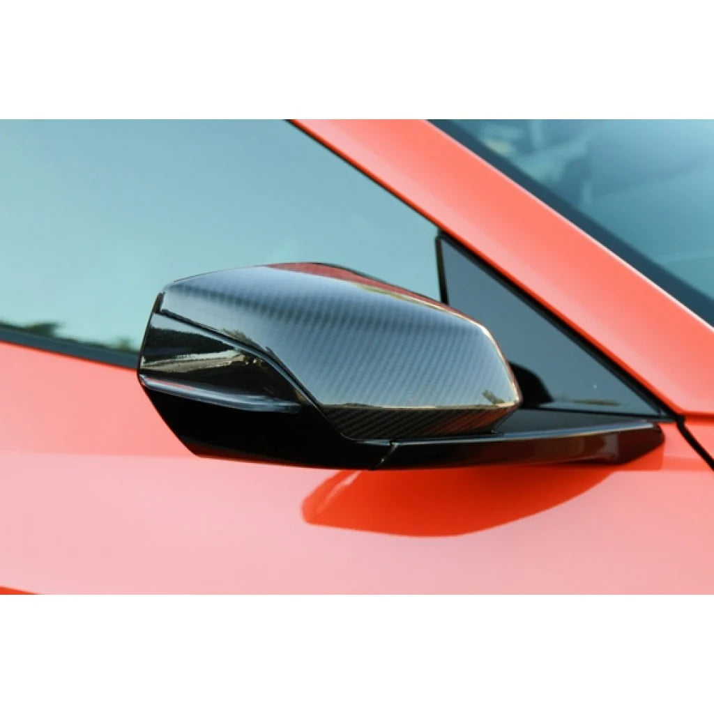 Carbon Fiber Replacement Mirror Covers for C8 Corvette