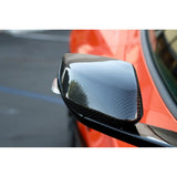 Carbon Fiber Replacement Mirror Covers for C8 Corvette
