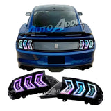 Luces Traseras RGB Heritage-X™ Mustang S550 2015-2023 Intermitente Ámbar Secuencial con Animación