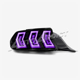 Luces Traseras RGB Heritage-X™ Mustang S550 2015-2023 Intermitente Ámbar Secuencial con Animación
