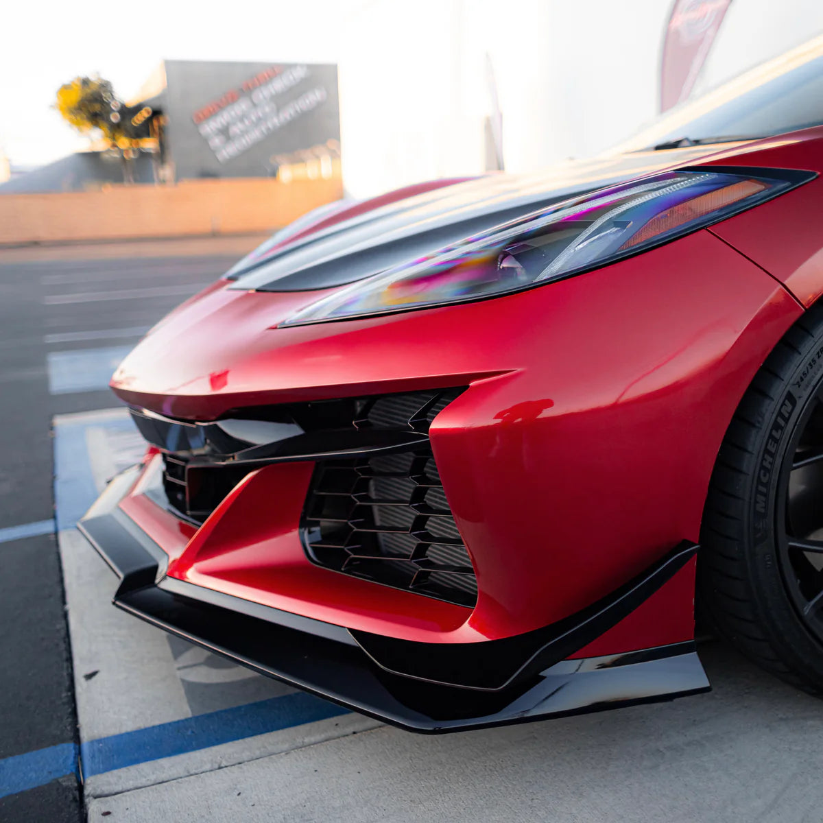 2020–2026 Corvette C8 Stingray to Z06 Track Package 15-Piece Full Front Bumper Conversion Kit