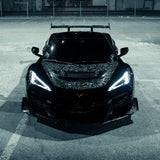 2020–2026 Corvette C8 Carbon Quiet Racing ZR1 ZTK Forged Carbon Fiber Aero Kit for Z06/E-Ray