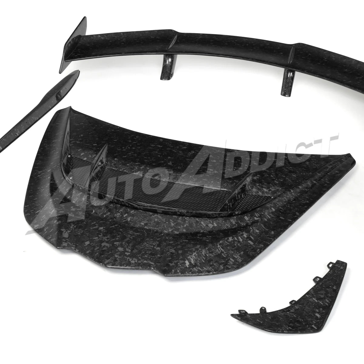 2020–2026 Corvette C8 Carbon Quiet Racing ZR1 ZTK Forged Carbon Fiber Aero Kit for Z06/E-Ray