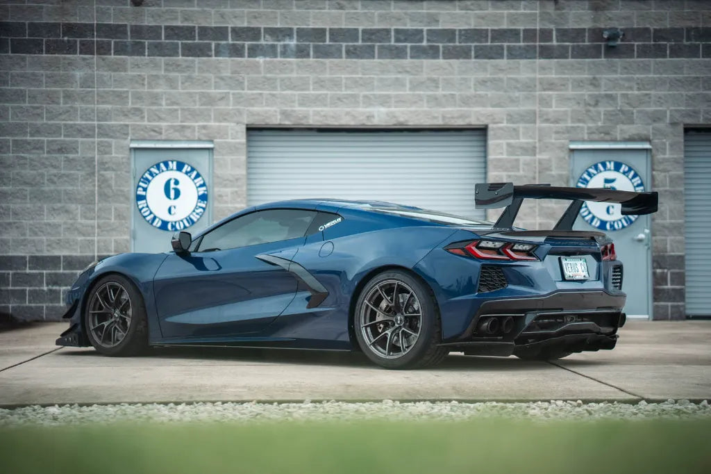 Verus Engineering WCW Swan Neck Carbon Fiber Rear Wing Kit - C8 Stingray & Z06