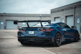 Verus Engineering WCW Swan Neck Carbon Fiber Rear Wing Kit - C8 Stingray & Z06