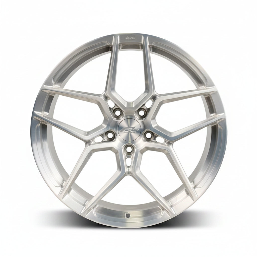 Forgedlite MC13 Brushed Aluminum Forged Wheels (20x10 Front / 21x13 Rear)