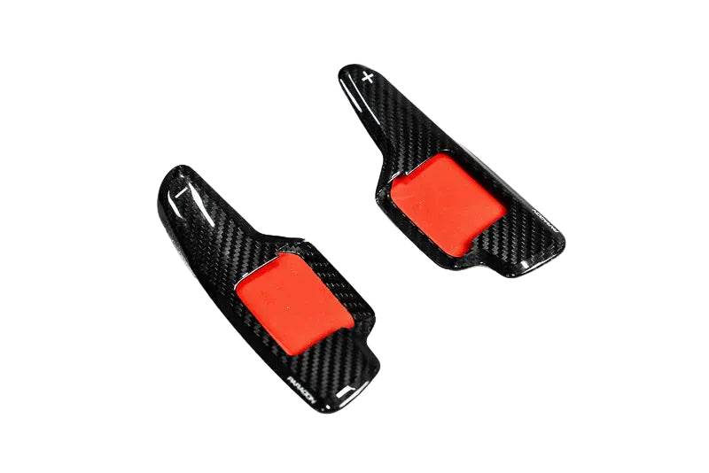 C8 Corvette Carbon Fiber Paddle Shifter Covers - Stick on