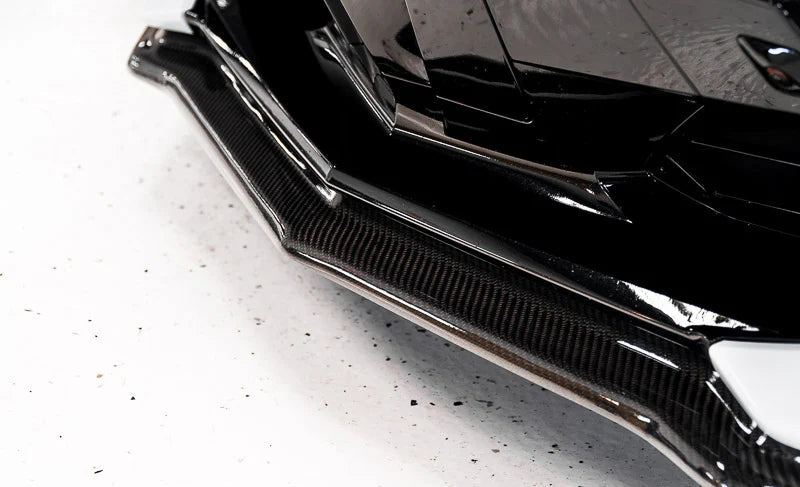 Corvette C8 Stingray Carbon Fiber Z51 Style Front Splitter – 3-Piece