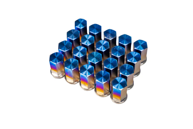 C8 Corvette Titanium Burnt Blue Lug Nuts – M14x1.5