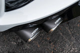 Sistema de escape Cat-Back MBRP Armor Pro Race para Chevrolet Corvette C8 Stingray 2020-2025 - Acero inoxidable T304 con puntas de fibra de carbono