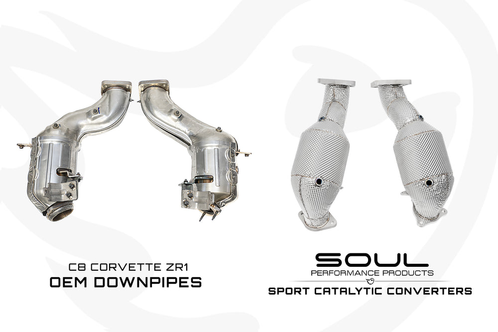 2025+ Chevrolet Corvette C8 ZR1 / ZR1X SOUL Sport Catalytic Converters