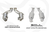 2025+ Chevrolet Corvette C8 ZR1 / ZR1X SOUL Sport Catalytic Converters