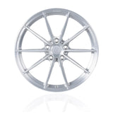 Titan 7 T-P10 19x9 / 20x11.5 C8 Corvette Forged Wheels – Brushed Clear
