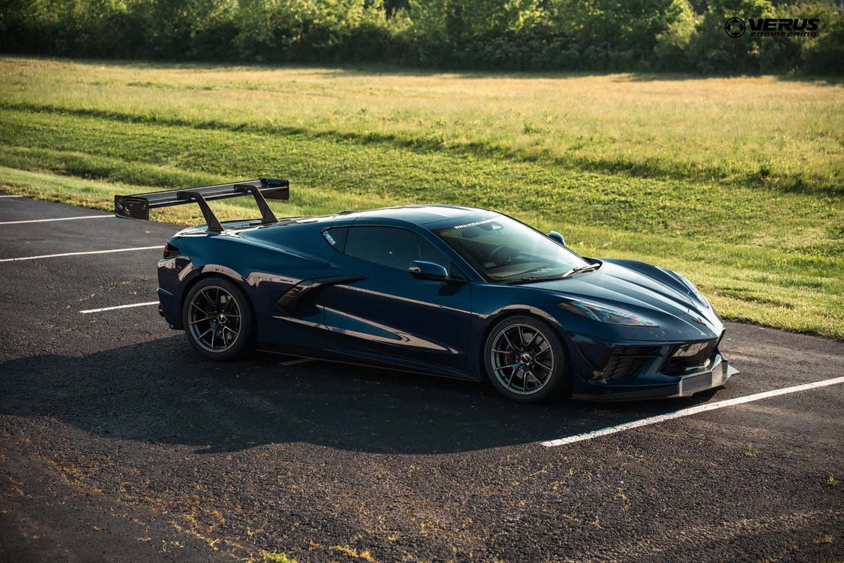 Verus Engineering V1X Swan Neck Rear Wing - C8 Corvette