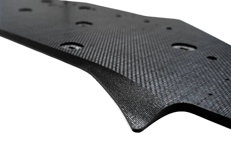 Verus Engineering Carbon Polyweave Front Splitter Kit with Carbon Fiber Air Dam - C8 Corvette