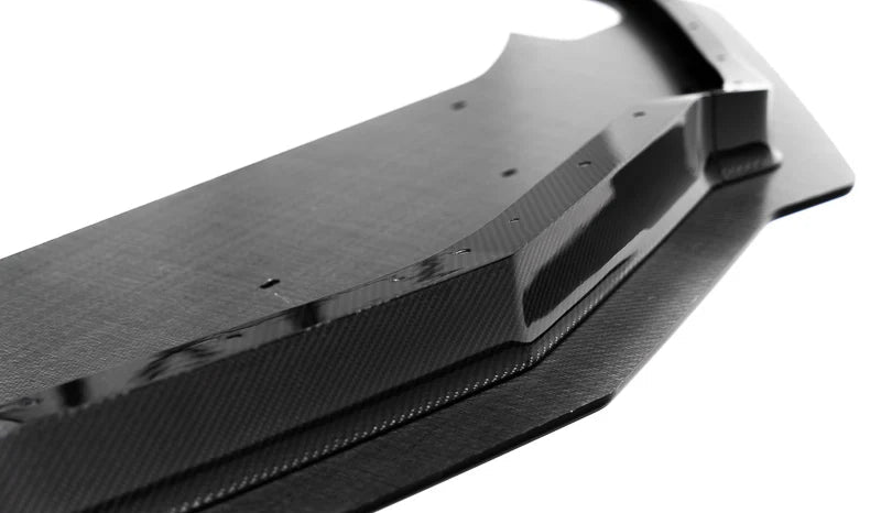 Verus Engineering Carbon Polyweave Front Splitter Kit with Carbon Fiber Air Dam - C8 Corvette