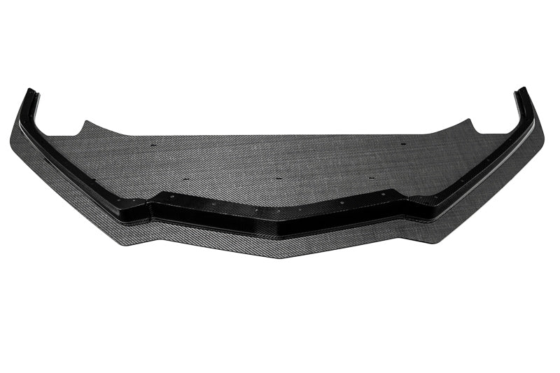 Verus Engineering Carbon Polyweave Front Splitter Kit with Carbon Fiber Air Dam - C8 Corvette