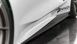 Corvette C8 Stingray Verus Engineering Carbon Polyweave Side Splitter Kit