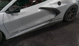 Corvette C8 Stingray Verus Engineering Carbon Polyweave Side Splitter Kit