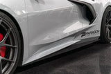 Corvette C8 Stingray Verus Engineering Carbon Polyweave Side Splitter Kit