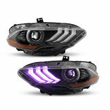 Faros proyectores RGB Mustang 2018-2023 para Ford Mustang