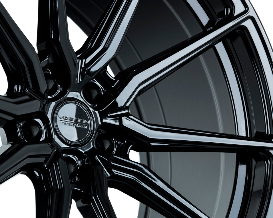 Vossen HF3 20x9 / 21x12 C8 Corvette Wheels – Gloss Black