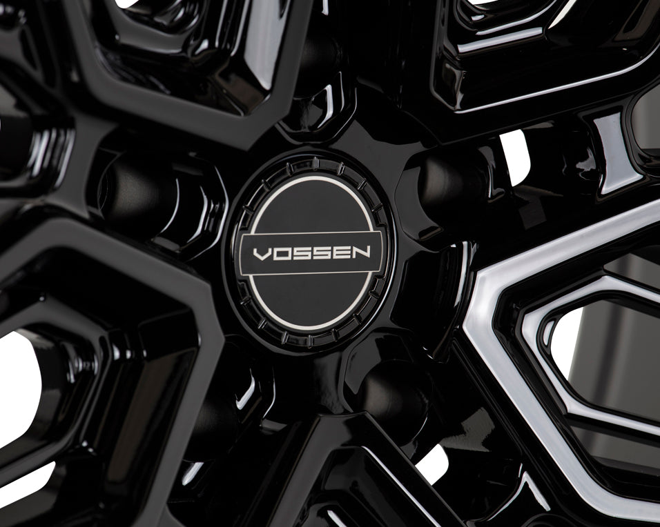 Vossen HF7 20x9 / 21x12 C8 Corvette Wheels – Gloss Black